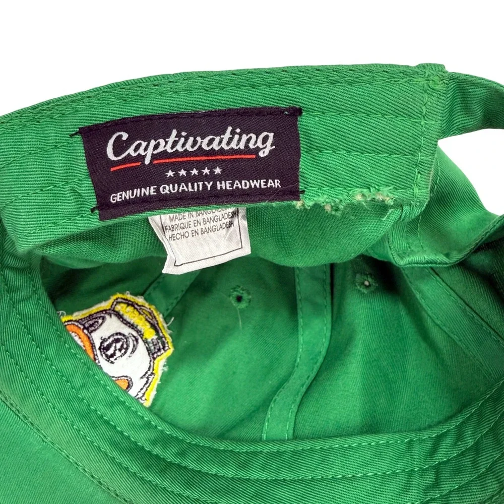 Oregon Ducks Hat OSFA Green Embroidered Mascot Adjustable Cap U of O Sporty NCAA